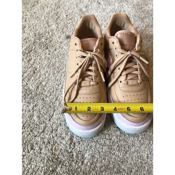 Nike Air Women’s Rose Gold and Pink Air Force Athletic Shoes Size 8.5 US - Picture 9 of 11